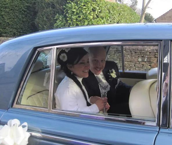 simon & iris wedding car hire