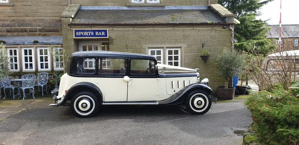 Pre War 1938 Vintage Austin 18 wedding car hire